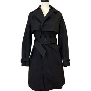 Club Monaco Black Trench Jacket (XS)
